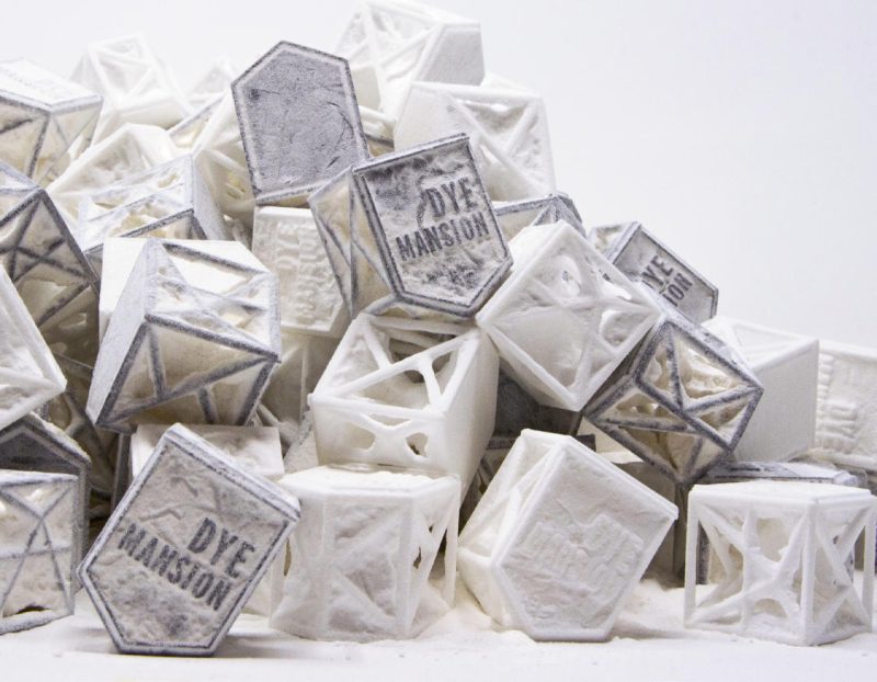 DyeMansion powdered parts