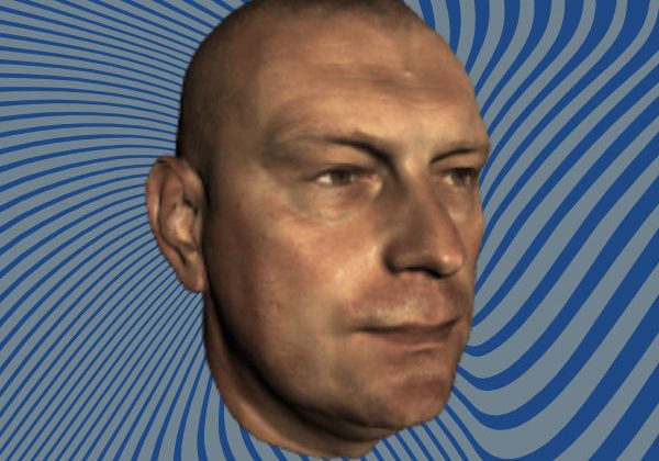 Human face scan