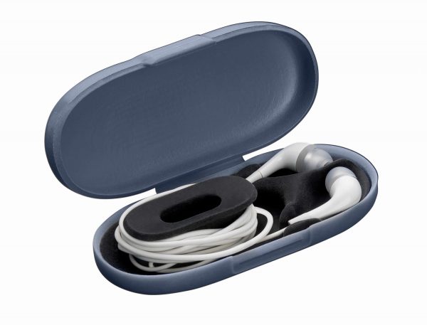 Simulated polypropylene ear buds case