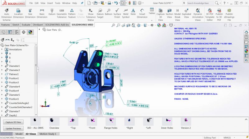 SOLIDWORKS MBD 3D Data